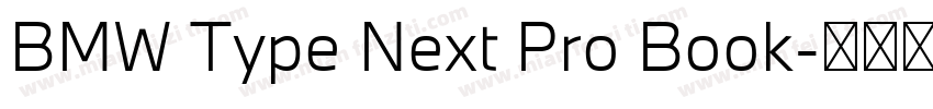 BMW Type Next Pro Book字体转换